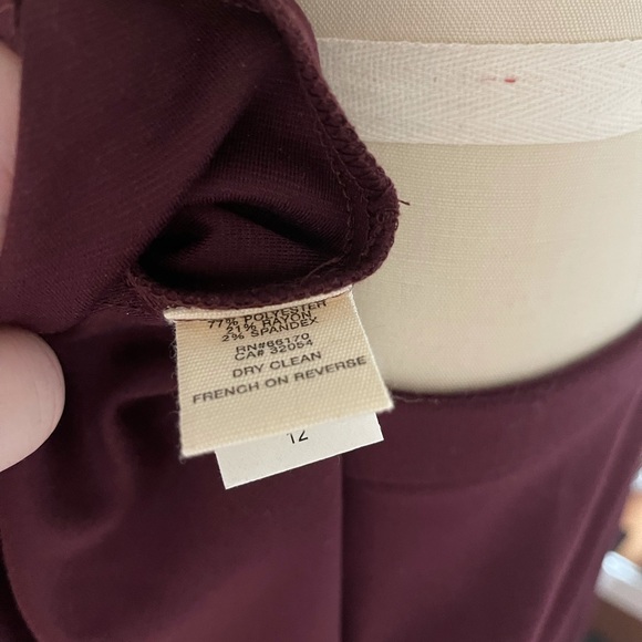 Urban Outfitters Burgundy Circle Skirt size 12 | High waisted - Picture 13 of 13